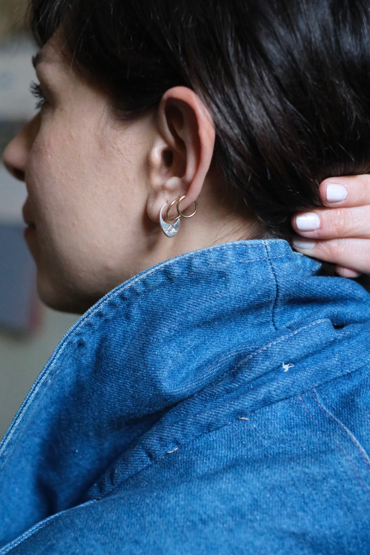 Orecchino singolo Boucle MISHAEL