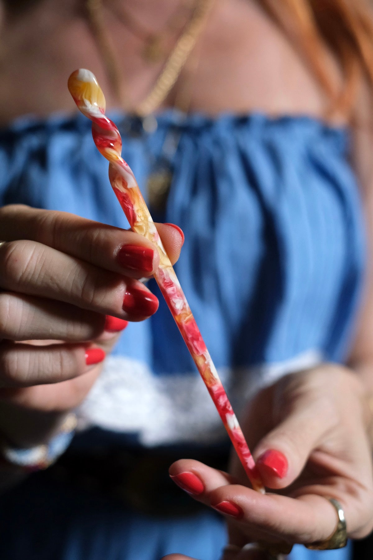 Hair stick Mikado fruity Peignee
