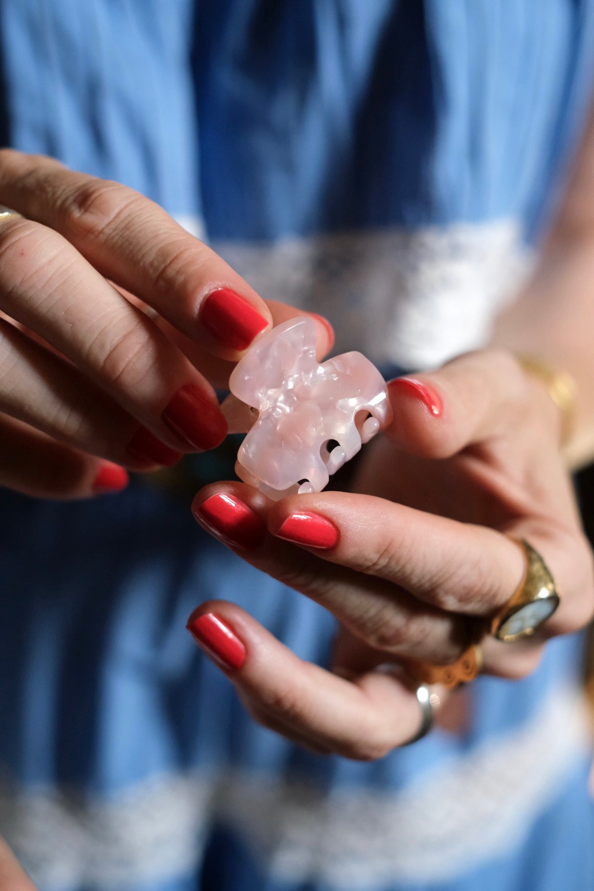 Pinza pink rosa