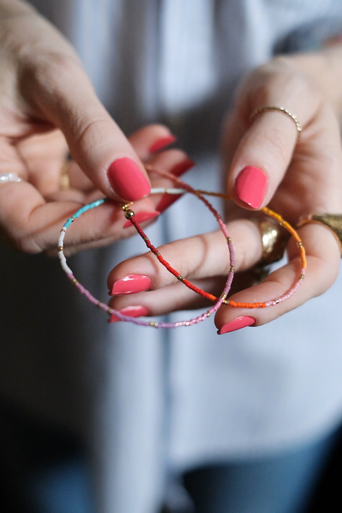 Collana Ibiza arcoíris