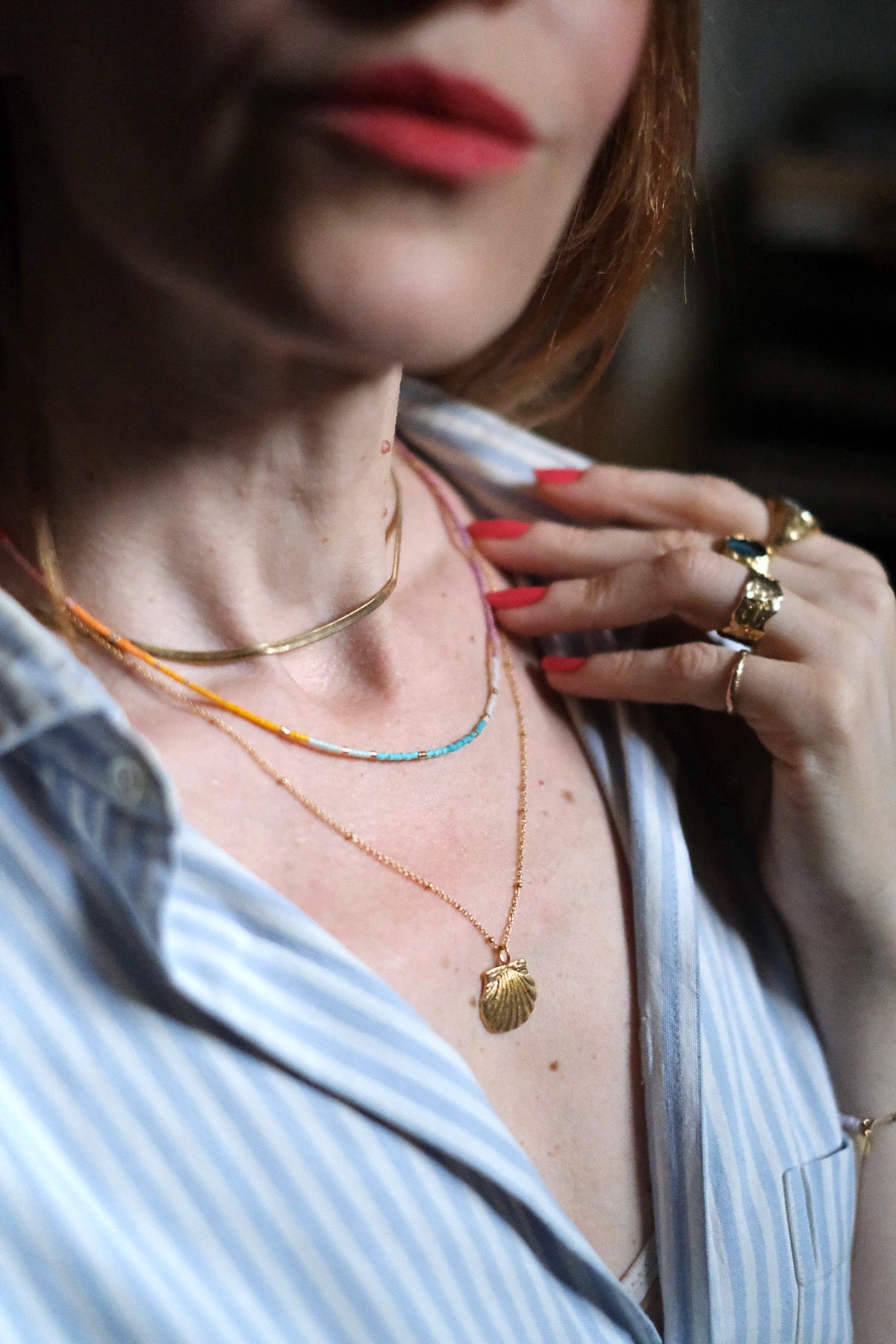 Collana Ibiza arcoíris