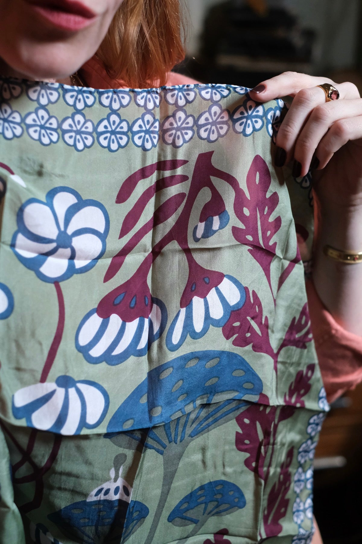 Foulard Mini Alice verde