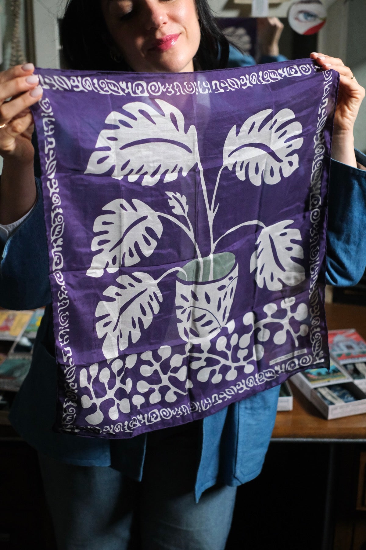 Foulard Mini Arum Viola