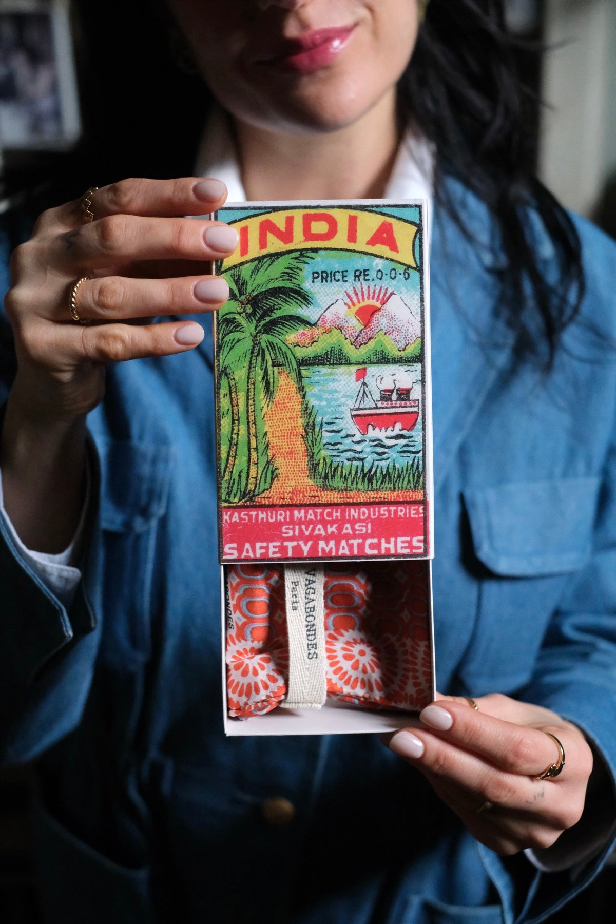 Foulard Mini tempo rosso