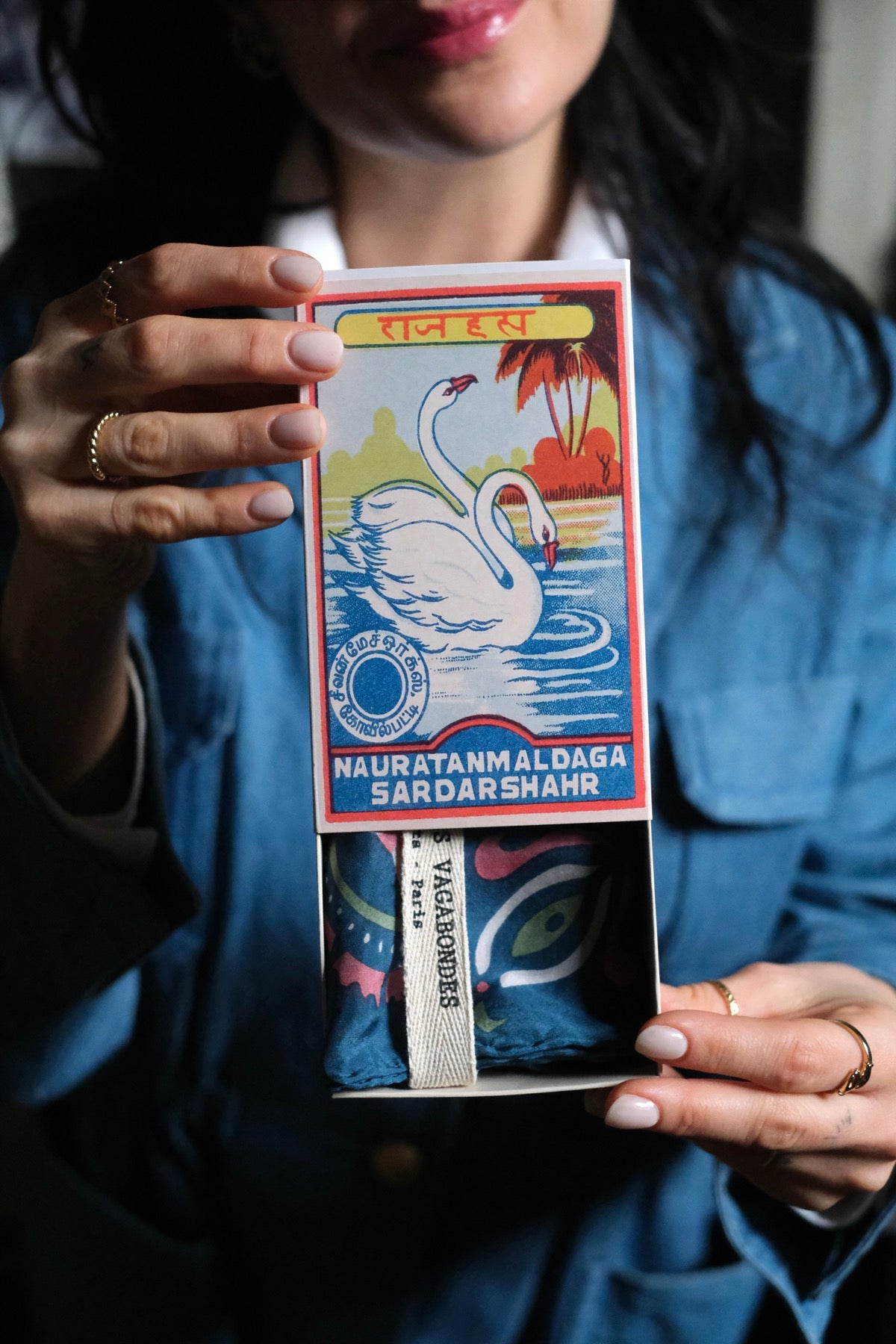 preorder Foulard Mini Yulia blu