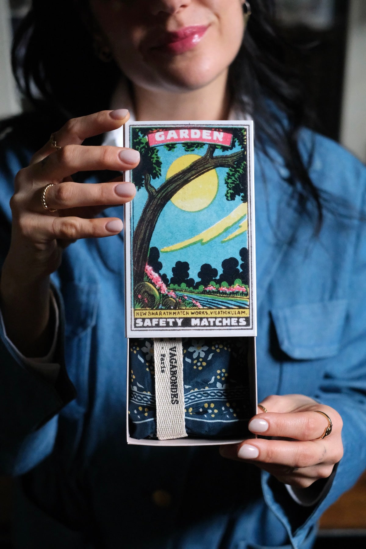 Preorder Foulard Mini Natasha navy