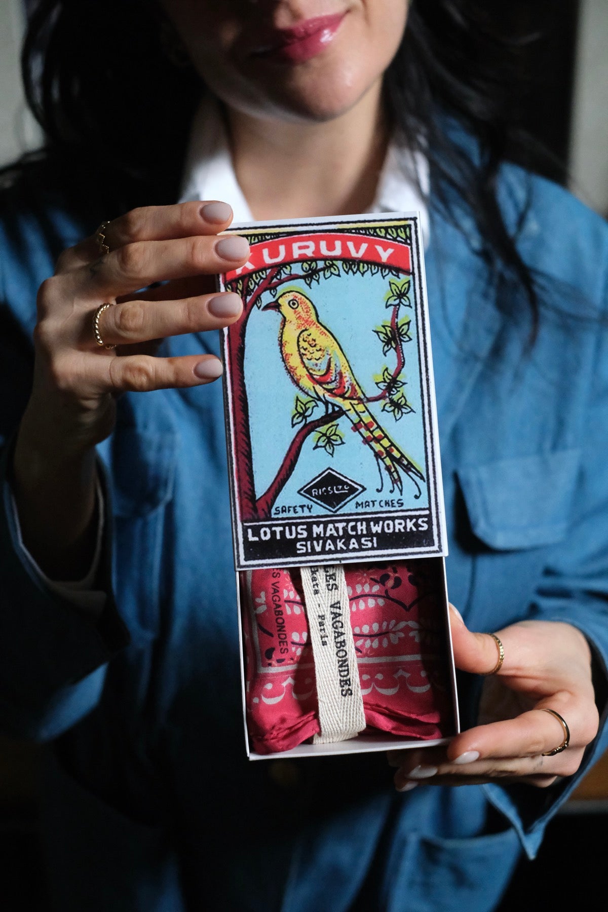 Preorder Foulard Mini Albertine rosso