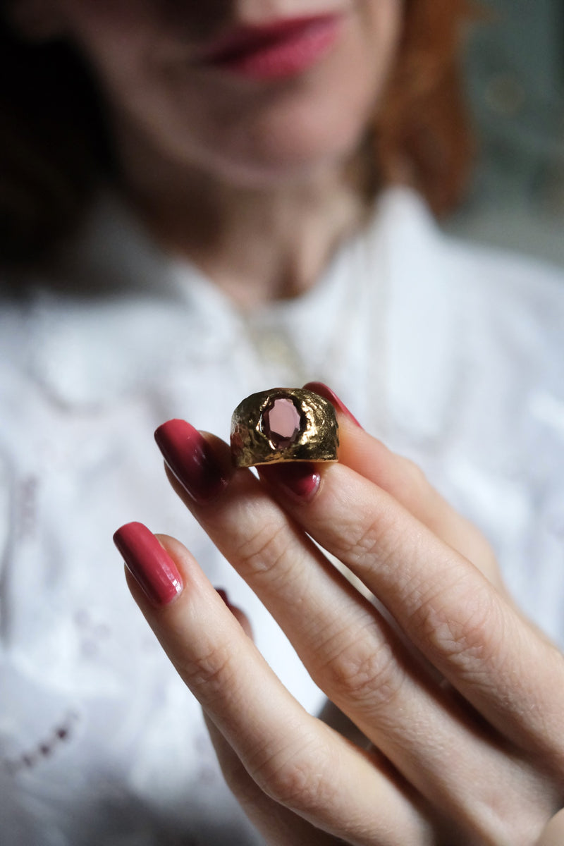 Anello Carmen Dark Rose