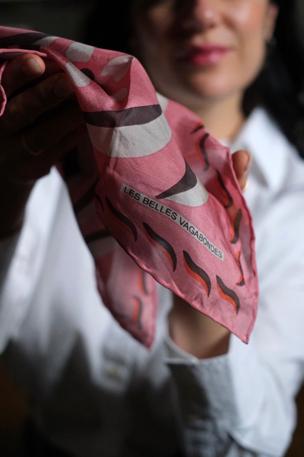 Foulard Mini Non ti scordar di me rosa