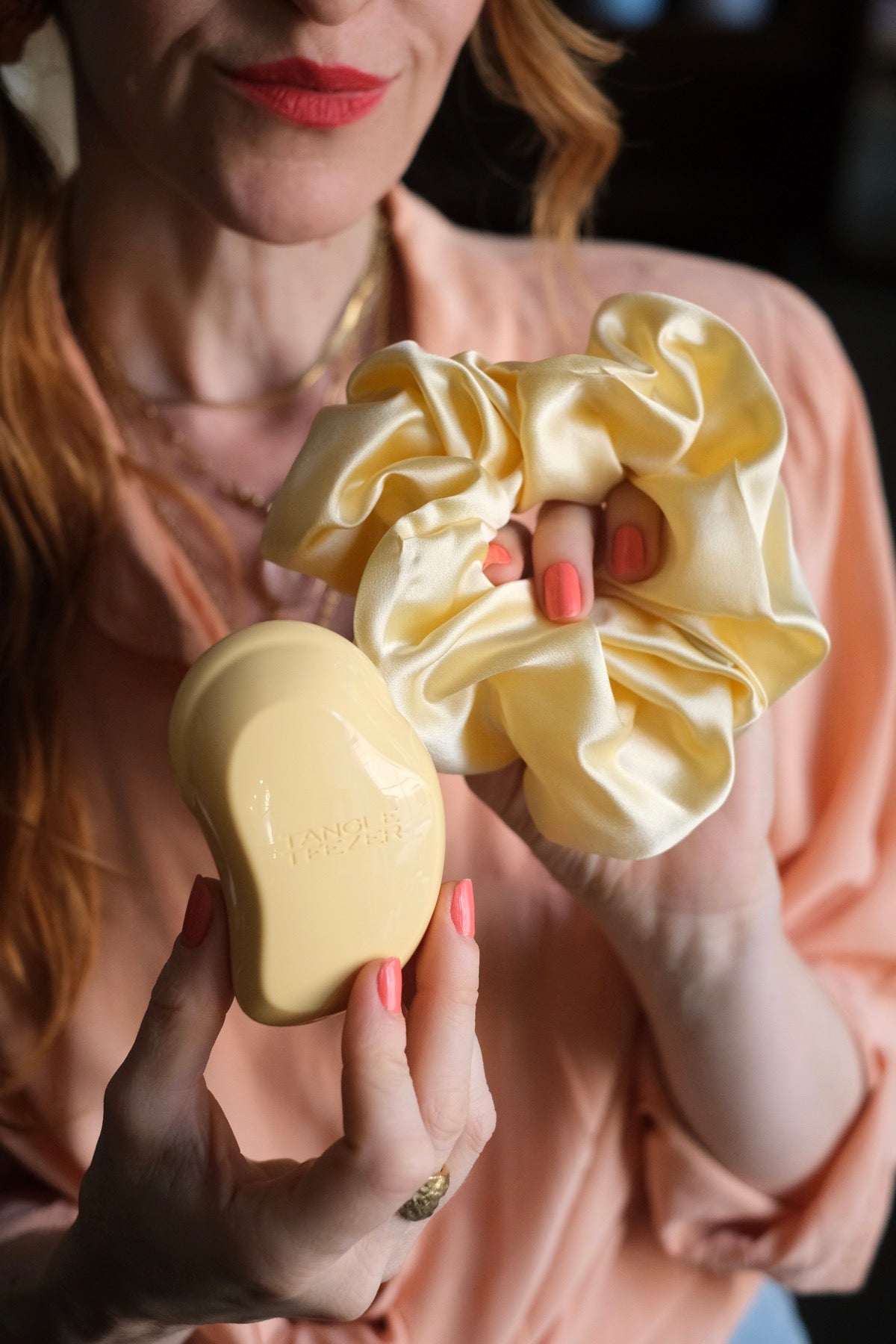 Mr Big Scrunchie in seta grande vari colori