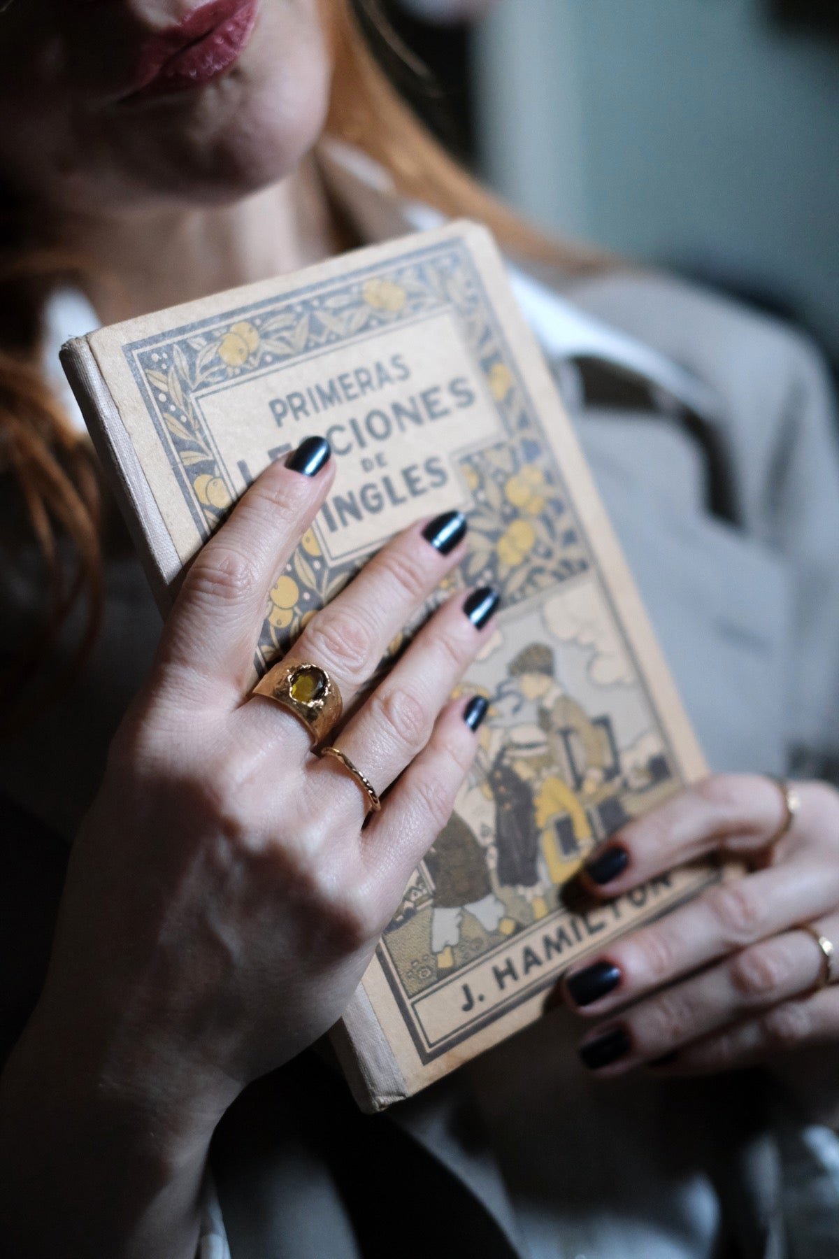 Anello Carmen dark olive