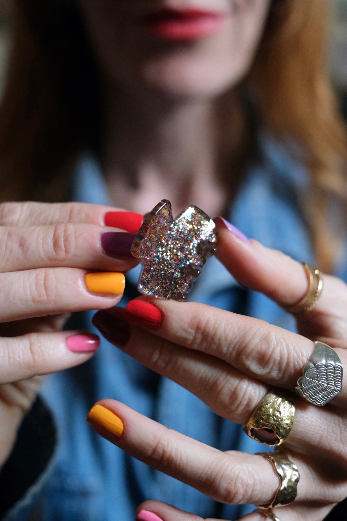 Pinza Confetti glitter
