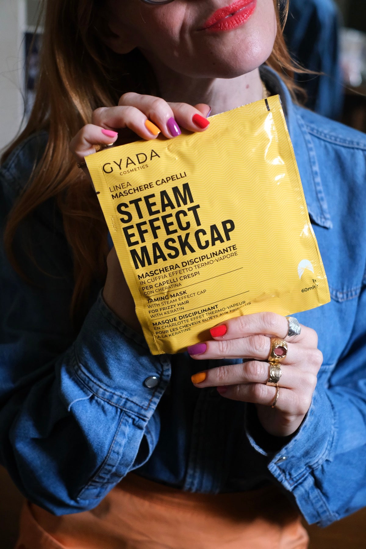 Maschera Capelli In Tessuto Effetto Termo-Vapore - Disciplinante E Setificante