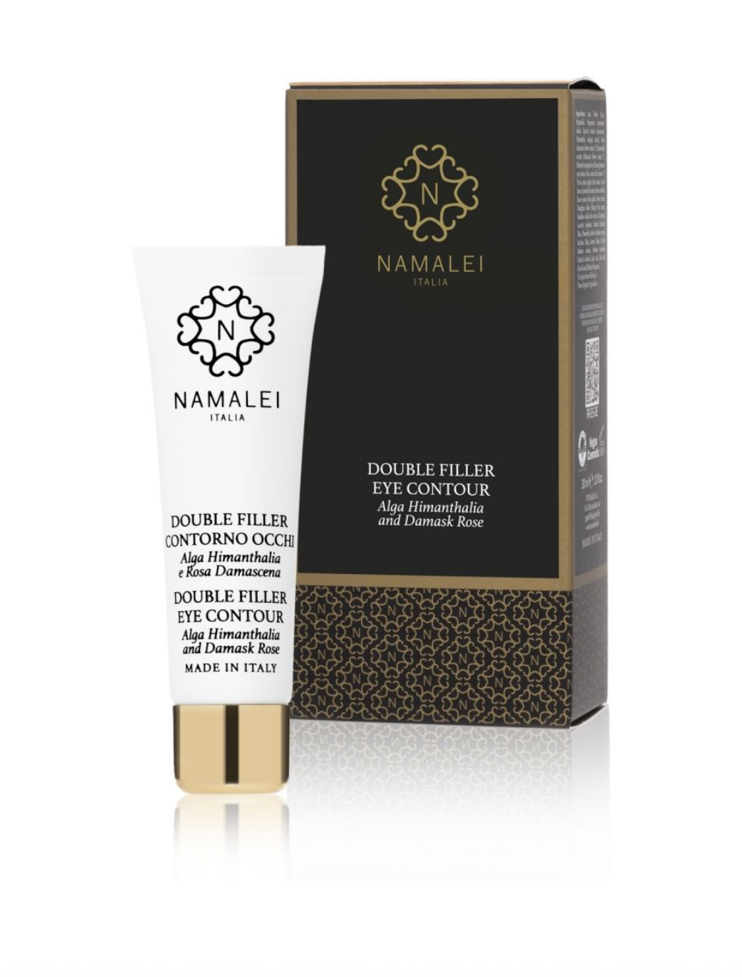 DOUBLE FILLER CONTORNO OCCHI ALGA HIMANTHALIA E ROSA DAMASCENA