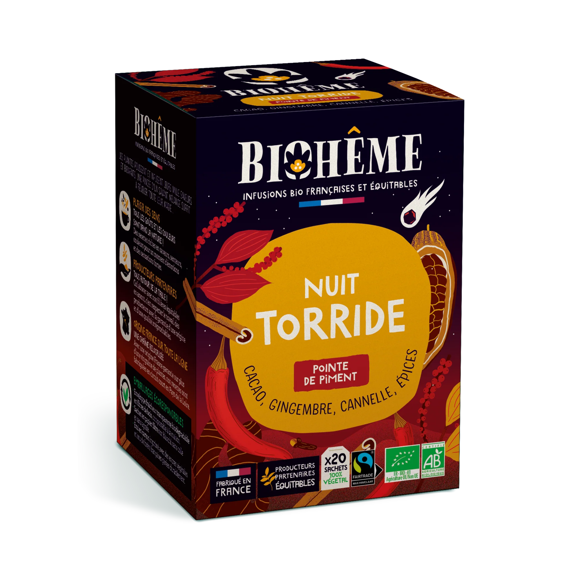 Tisana bustine Nuit Torride bio