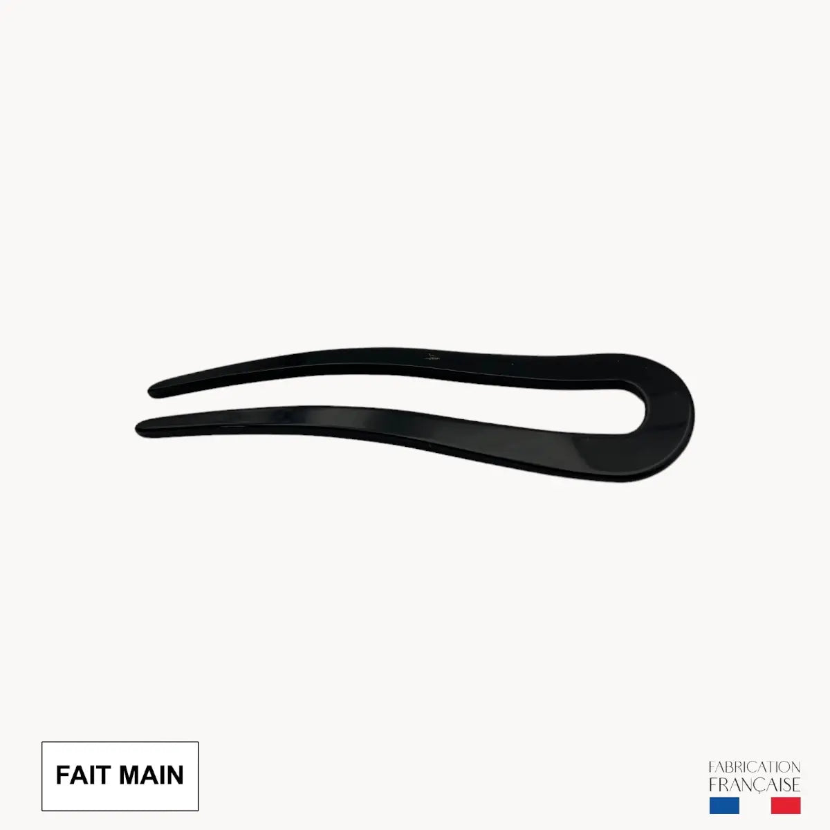 Fermaglio per chignon nero 10 cm