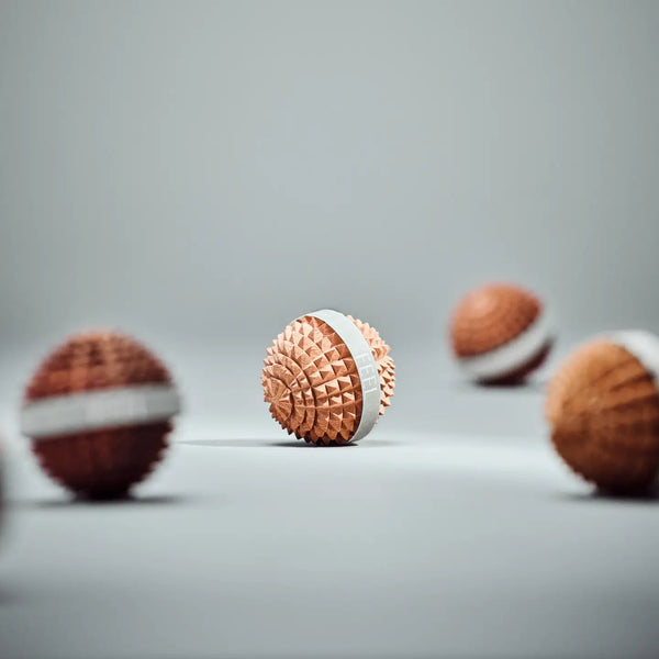 Sfera per digitopressione in legno di cedro