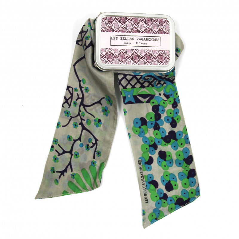 Twilly fascia, cintura Masami verde blu