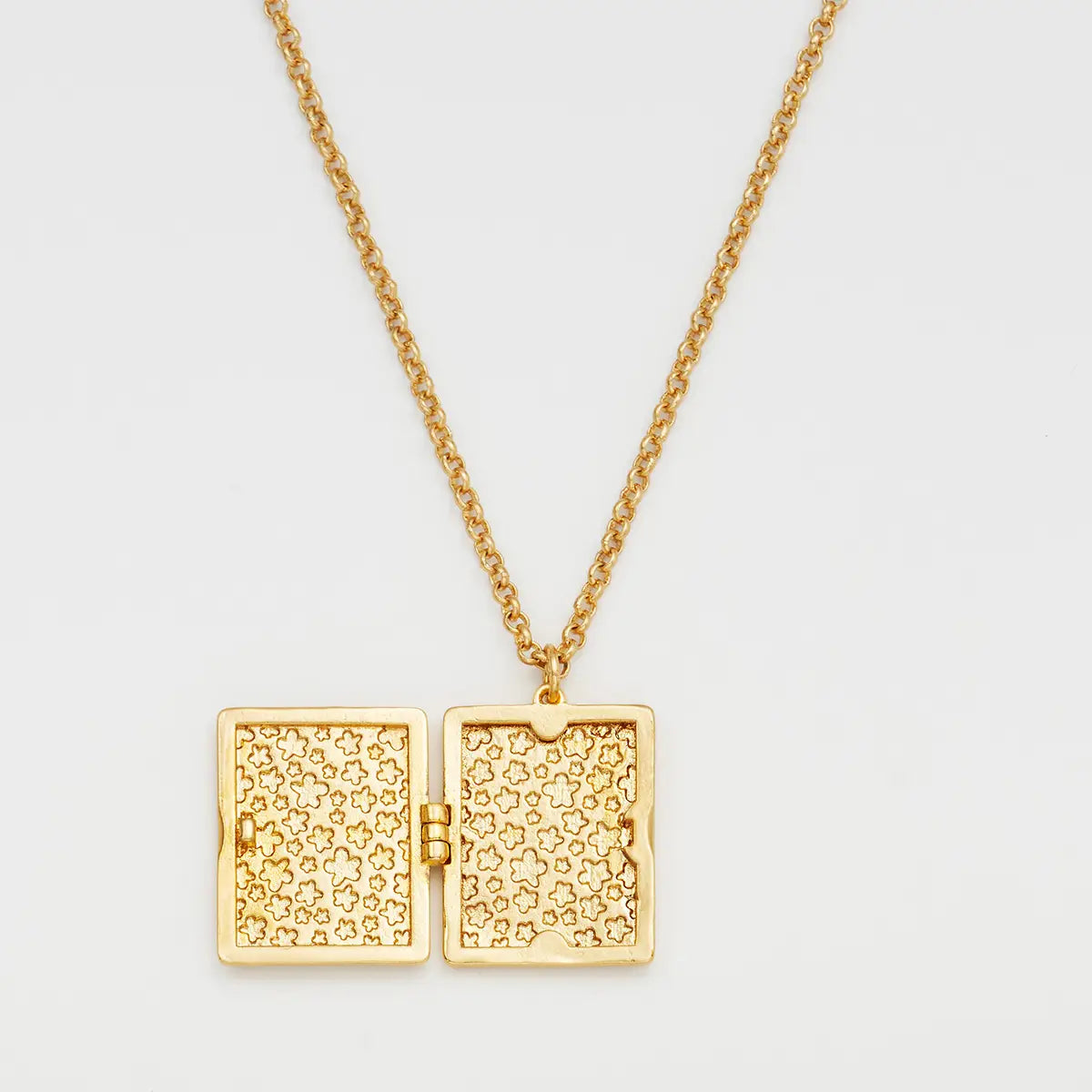 Collana Medaglione floreale libro Eve