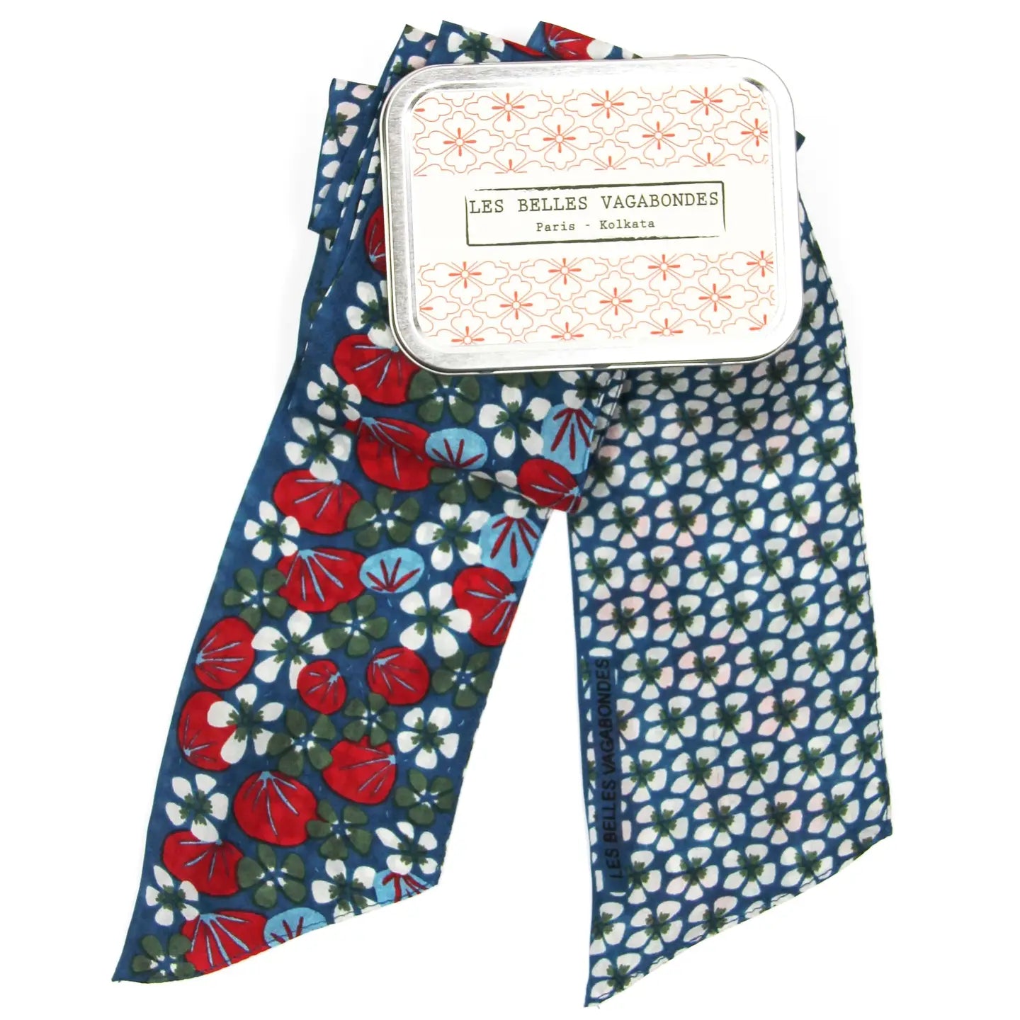 Twilly fascia, cintura Capucine blu rosso azzurro