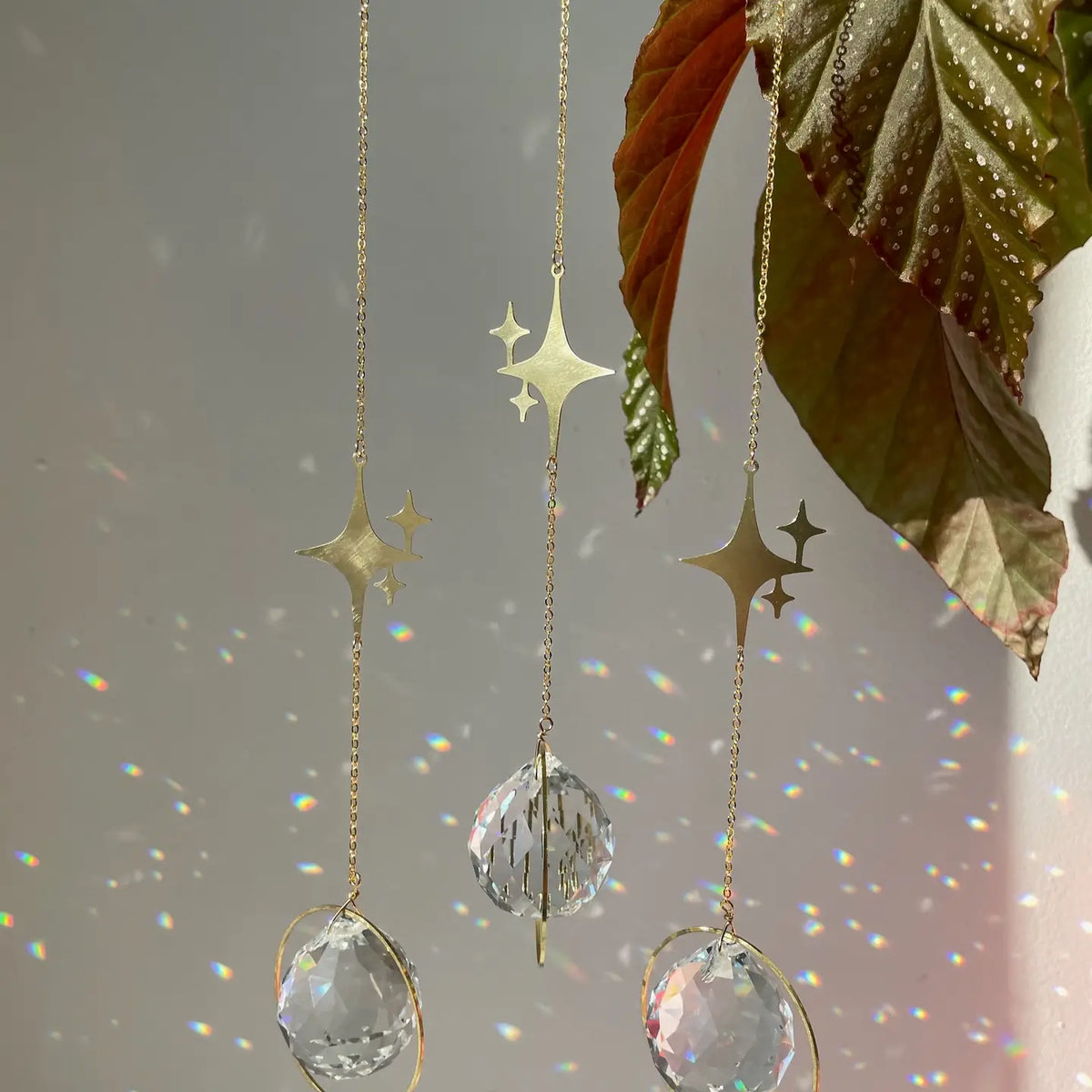 Suncatcher Cristallo da finestra Danze delle stelle