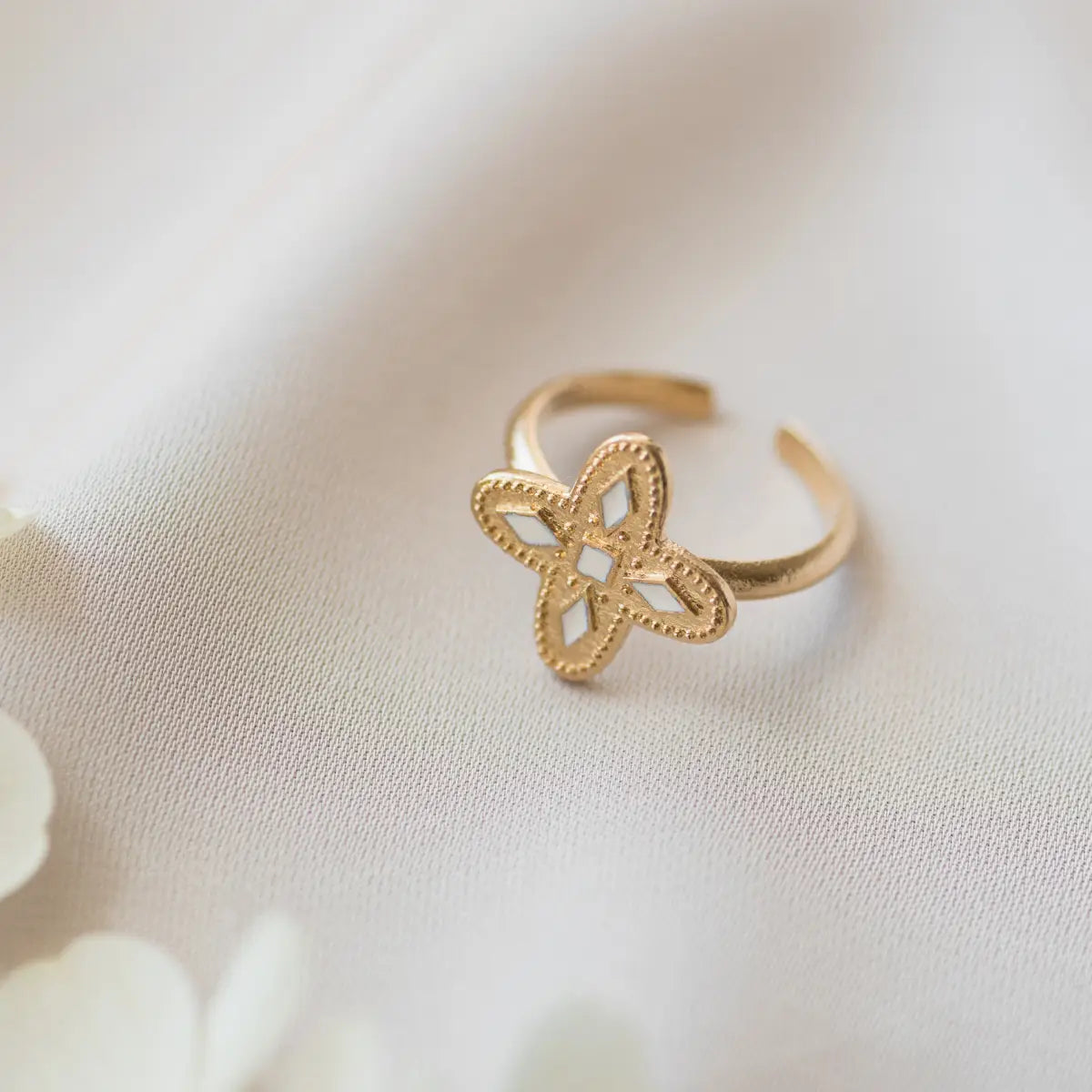 Anello Adriana Bianco