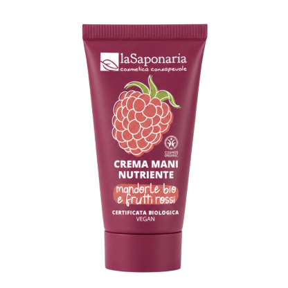 Crema mani nutriente - Mandorle e Frutti rossi