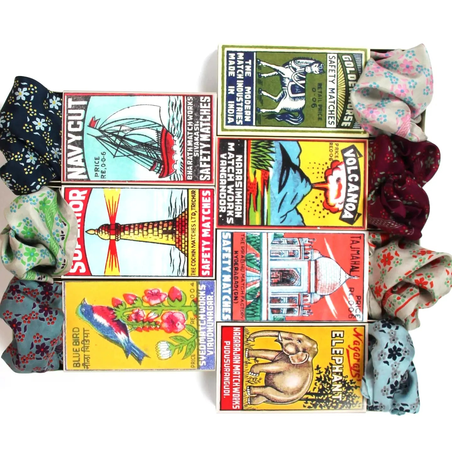 Foulard Mini Natasha bordeaux