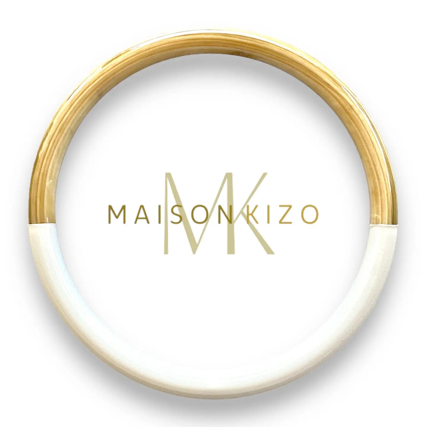 Bangle Double Bianco M