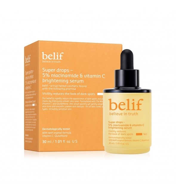 Super Drops - 5% Niacinamide & Vitamin C Brightening Serum