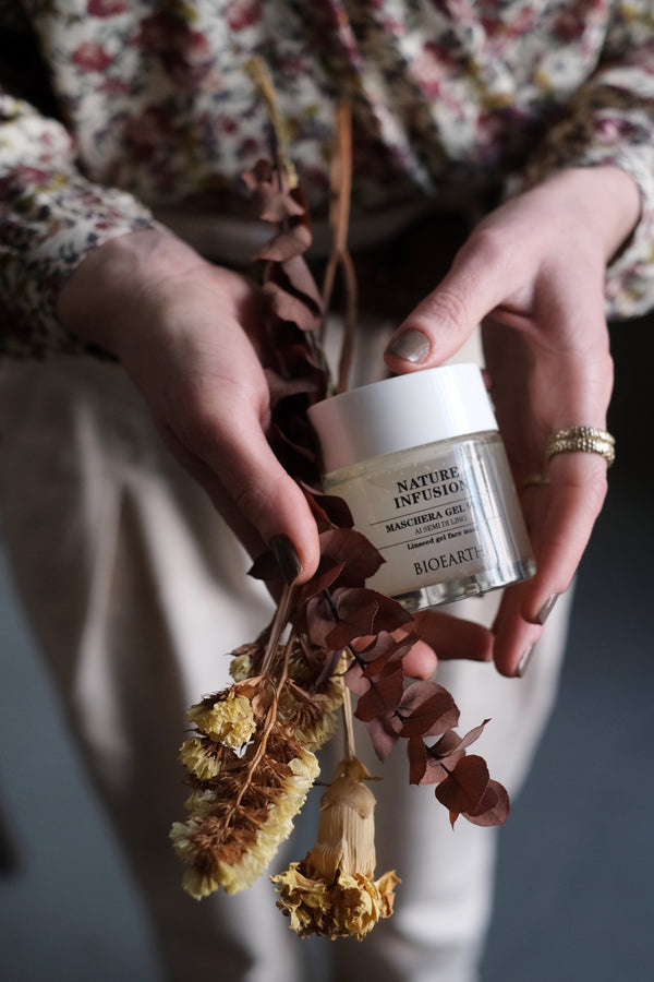 Nature Infusion Maschera gel viso ai semi di lino