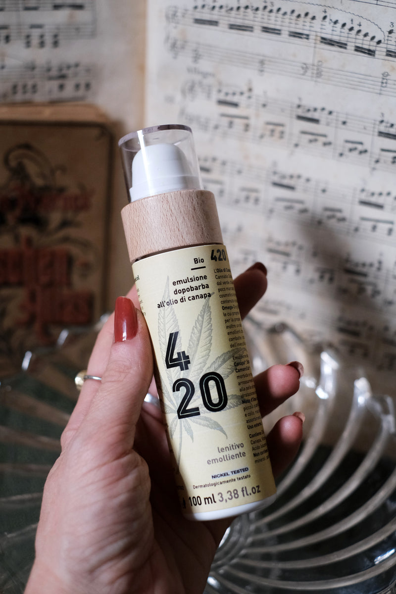 Emulsione dopobarba alla canapa 420