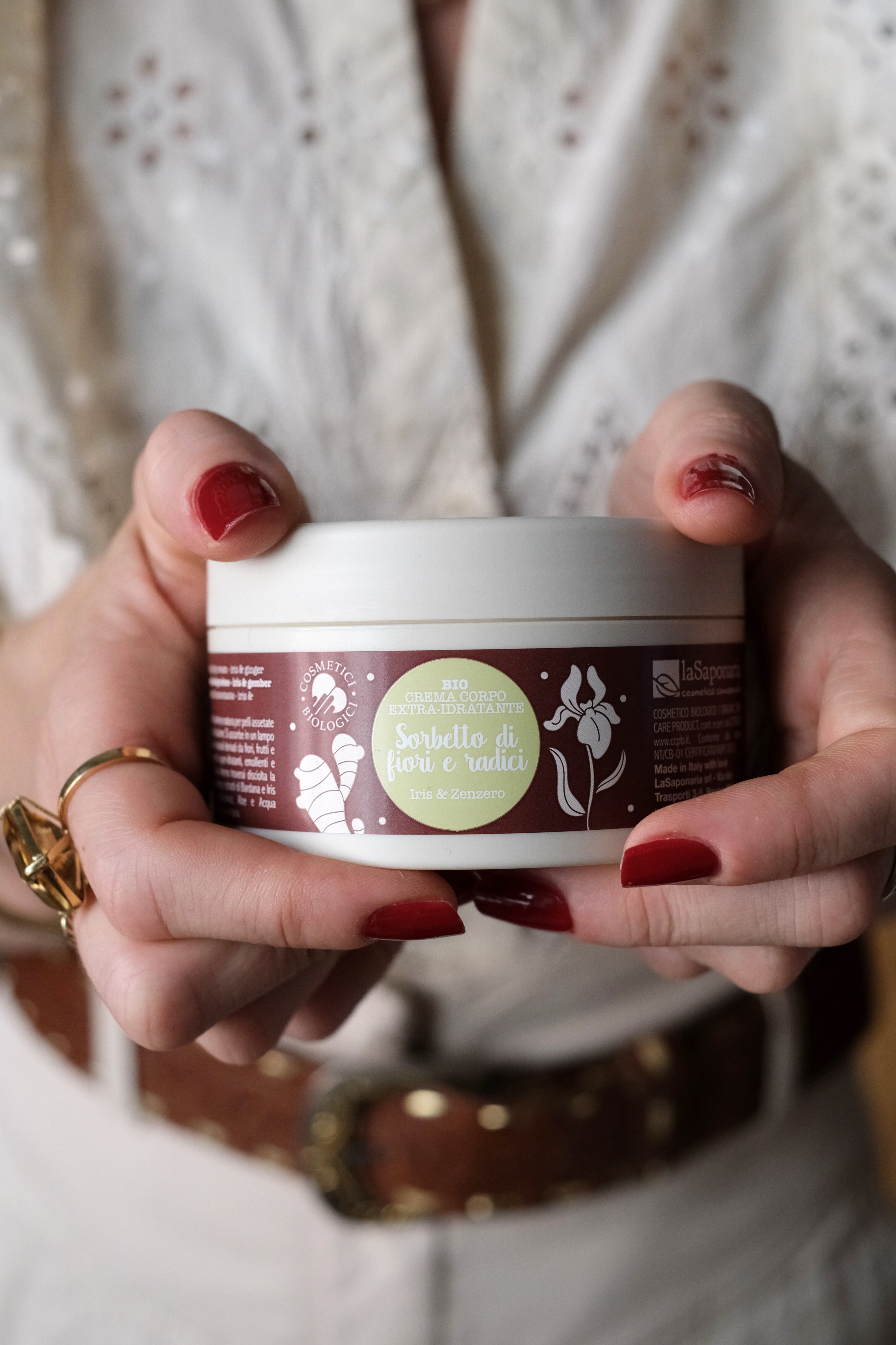 Sorbetto di fiori e radici