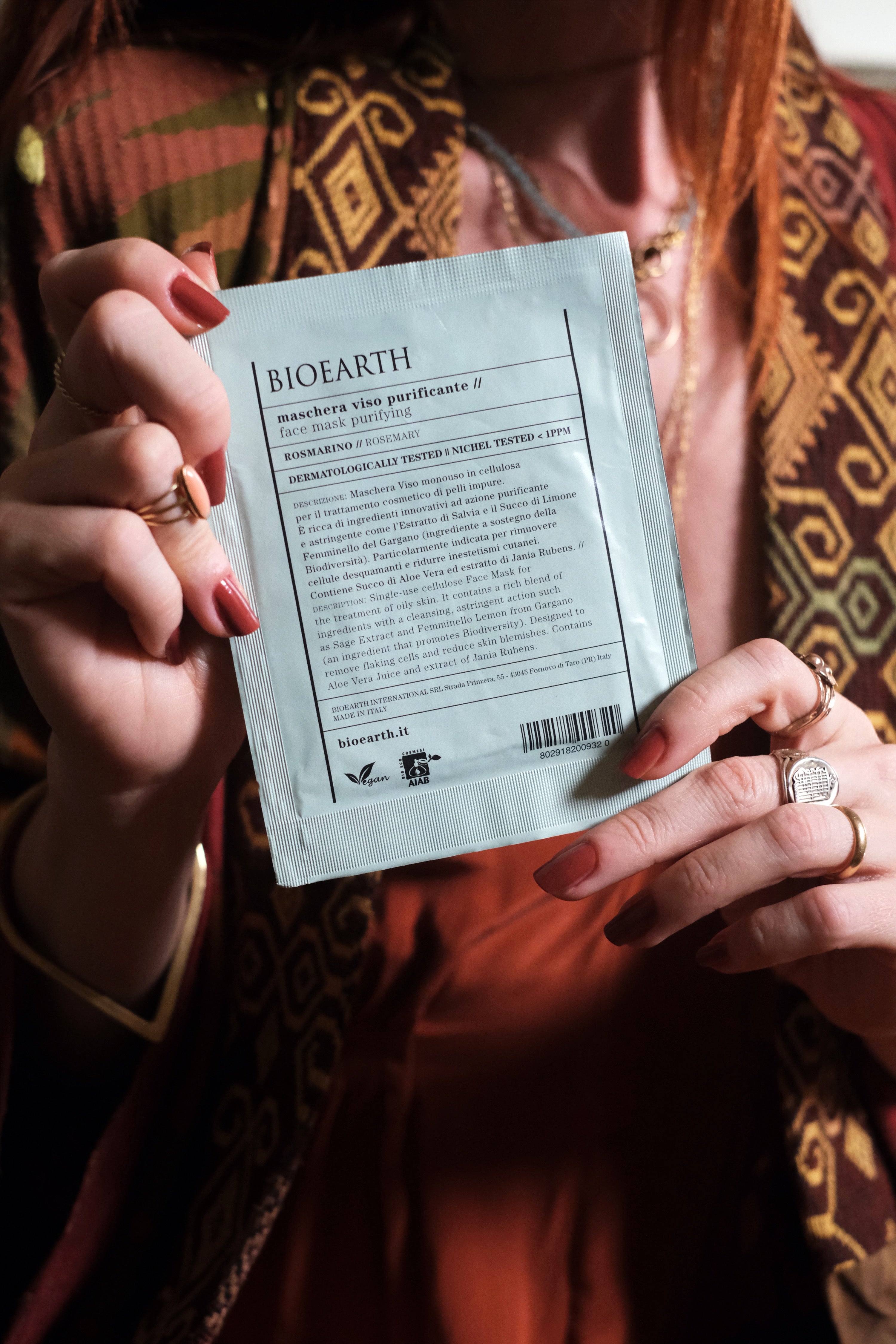 Maschera Viso Purificante - Busta Monouso