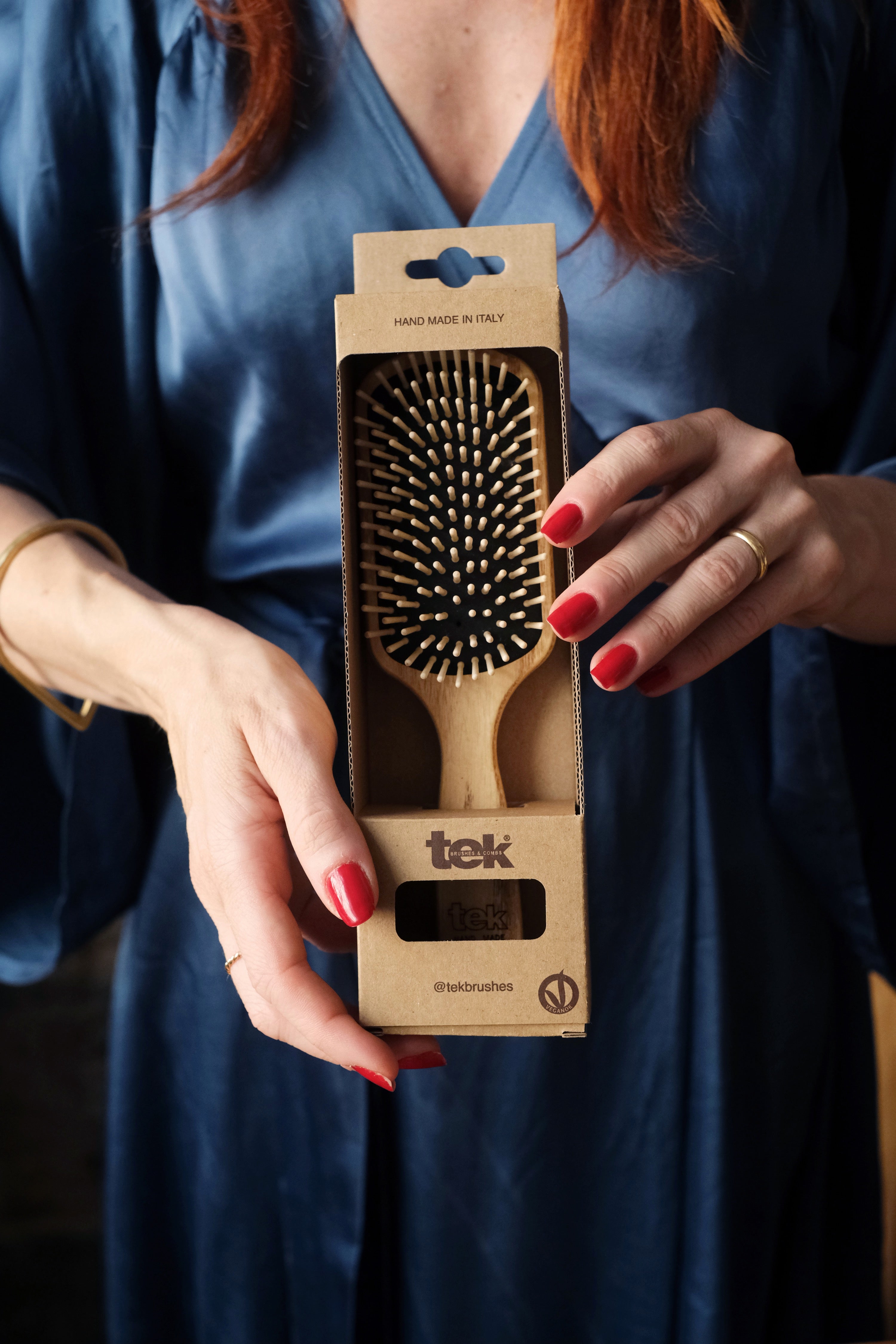 Spazzola Rettangolare Grande con dente Corto