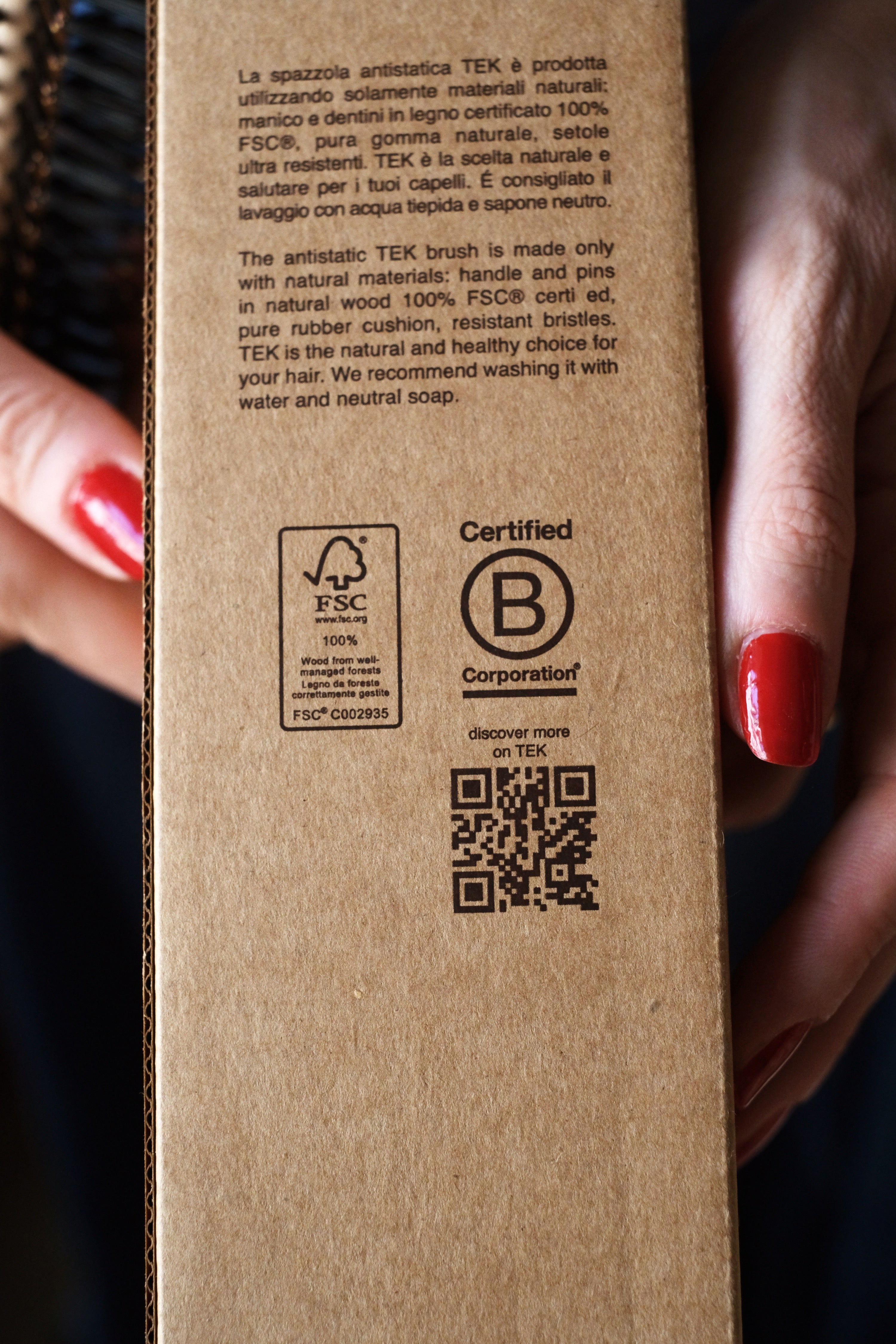 Spazzola professionale in ceramica diametro 24mm