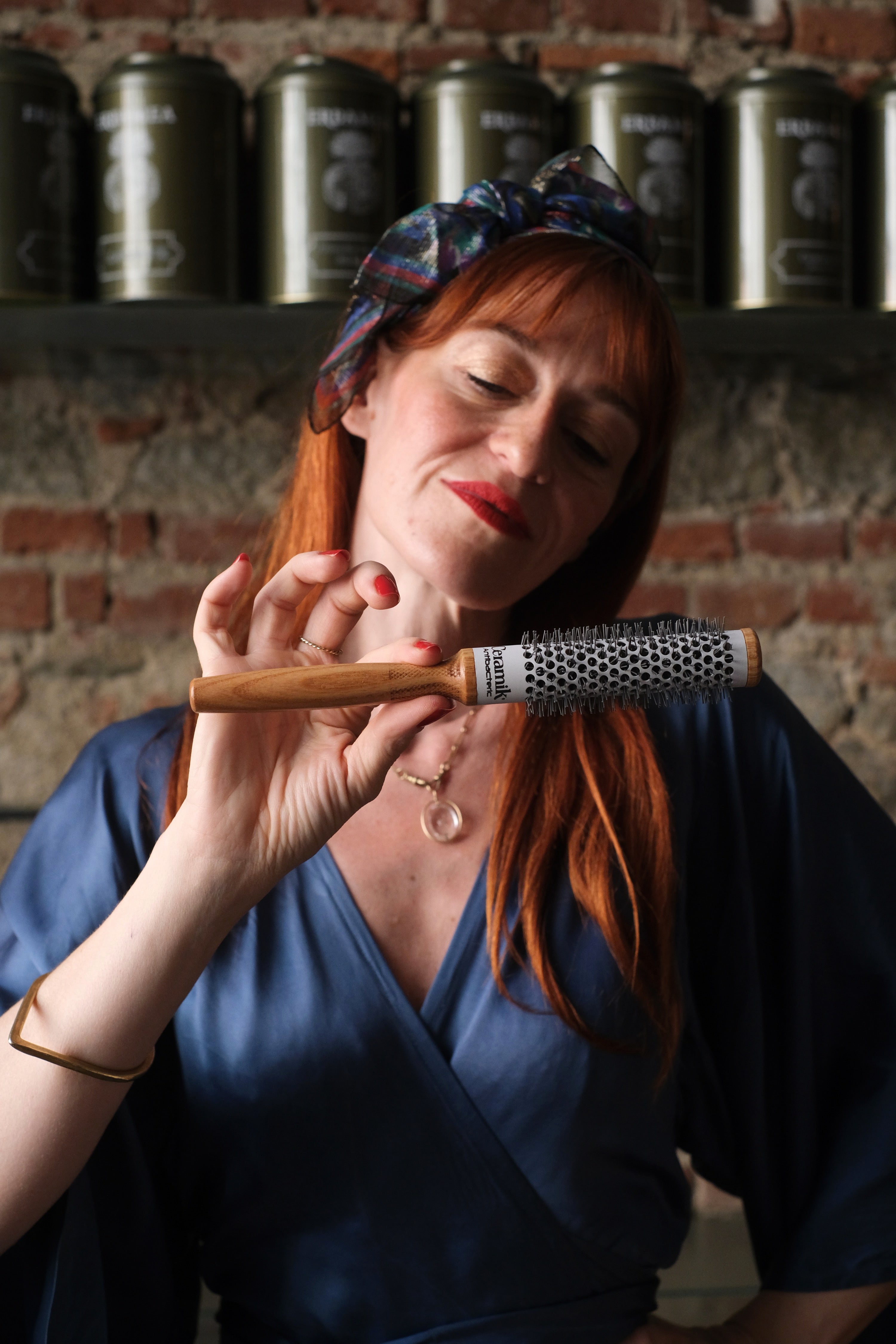 Spazzola professionale in ceramica diametro 24mm