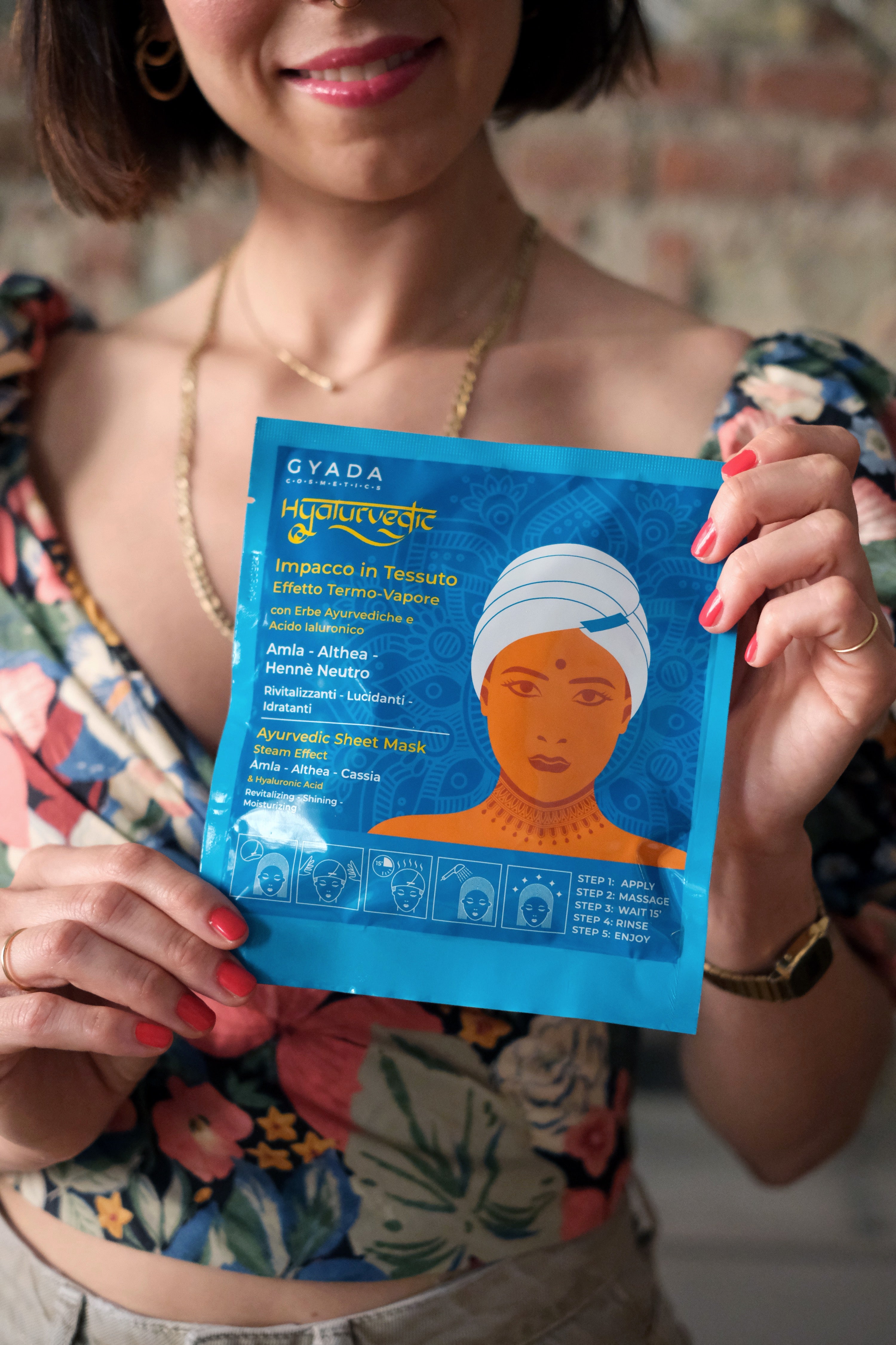 Hyalurvedic Impacco Cuffia termovapore LUCIDANTE