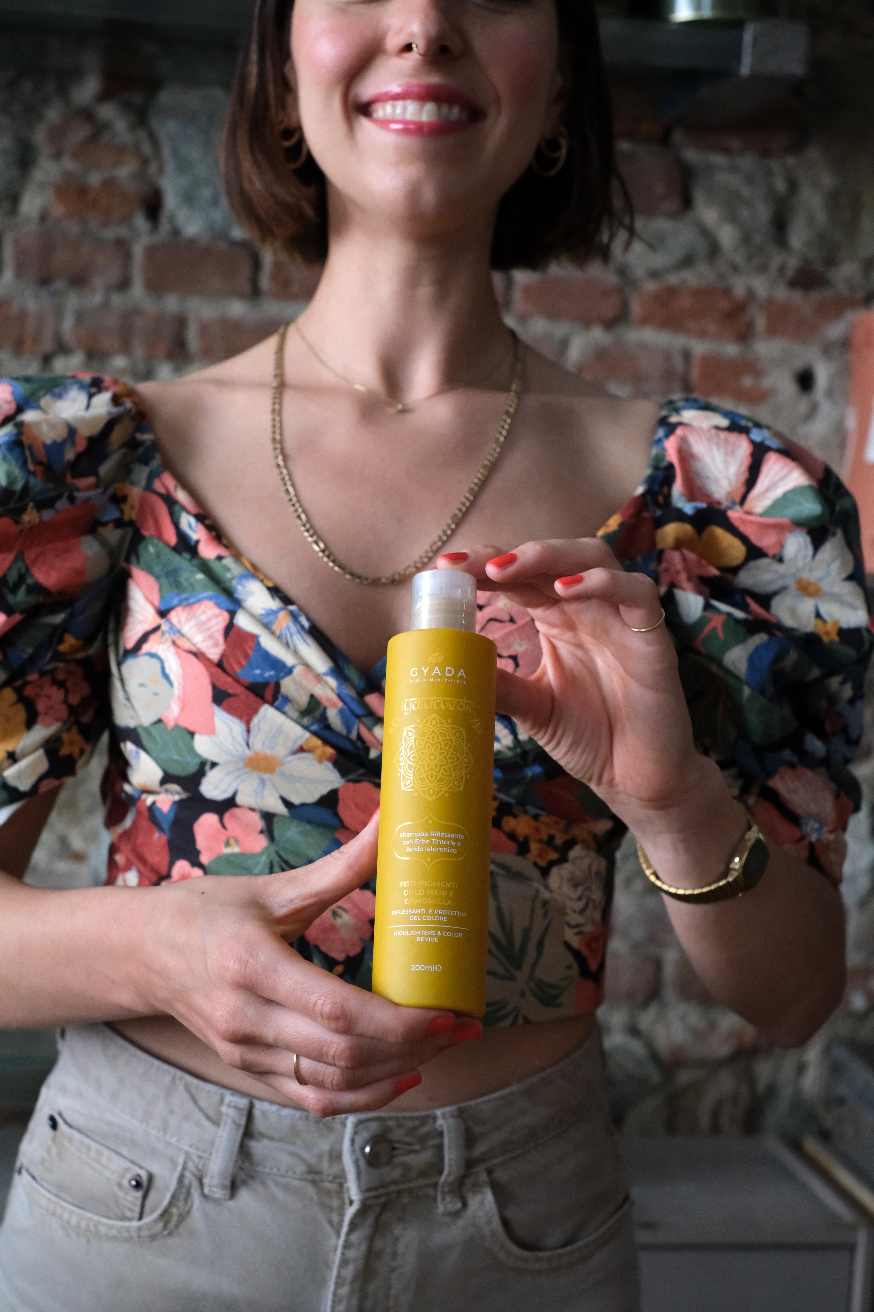 Hyalurvedic Shampoo Riflessante Gold Hair